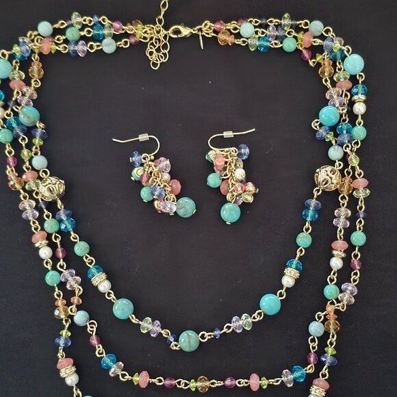 AVON Earrings and Necklace set - Picture 1 of 3